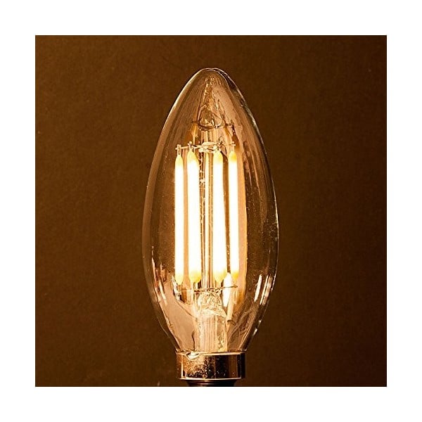 Ampoule vintage à LED C35 E14 4W filaments apparents
