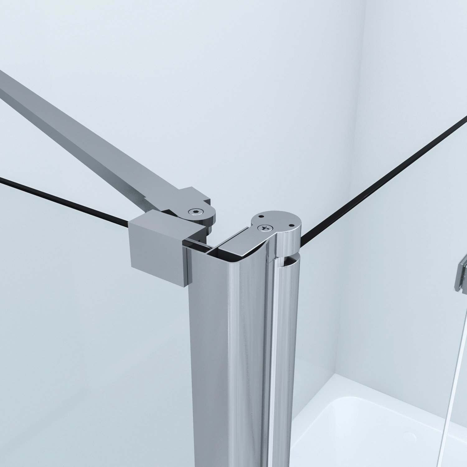 aquabatos badewannenaufsatz mit seitenwand