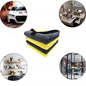 Lot De 6 éponges Réutilisables Lavables + 3 Chiffons Microfibre - Vaisselle, Vitres, Voiture