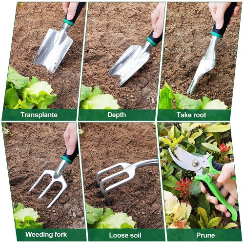 Attrezzi Da Giardinaggio, Kit Da Giardinaggio 9 In 1 Strumenti Per Bonsai Per La Cura Delle Piante Da Interno Ed Esterno, Regalo Da Giardino -Negozio al dettaglio Piante Casa AAHKMJXYDAFdJAOAIMEbOAchxxmgmvIItZS6o7wq5RbzOezTYu Su7VNV