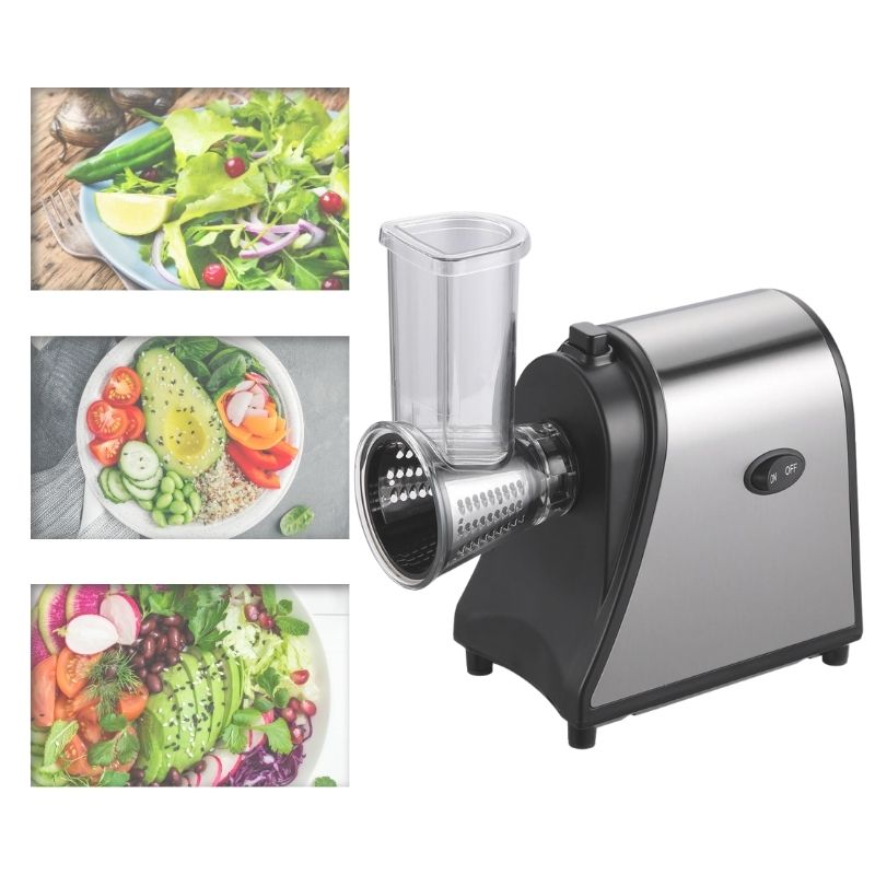 Coupe-légumes Multifonction Électrique Professionnel, Râpe Trancheuse à Salade, Découper Légumes Avec 4 Cônes En Inox Noir -Petit Électroménager AAHKMJXYDAFdJAOAIMEbOAchxxmgmvIItZS6o7wq5RbzOezTYu Su7VNV