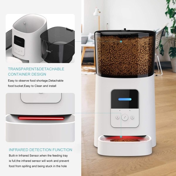 Distributeur De Croquettes Automatique Pour Chien Chat - LEXLIFE 6L Avec Contrôle APP - 15 Repas Par Jour - Blanc -Promos Patto Chou Boutique AAHKMJXYDAFdJAOAIMEbOAchxxmgmvIItZS6o7wq5RbzOezTYu Su7VNV bILW8E32j1EjThAIaSDXLNVKhoEqo3KRrNMB8MrHBL18m6T 0skMZUJo JJVlF32JTWf1r5I=