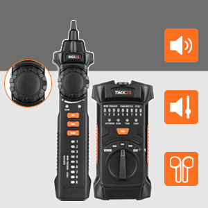 TACKLIFE Wire Tracker, Détecteur De Ligne De Testeur De Câble Multifonction RJ11 RJ45 Avec Sonde NCV Pour La Collation De Câbles Réseau LAN Ethernet - CT03 -Promos Brico Forte Boutique AAHKMJXYDAFdJAOAIMEbOAchxxmgmvIItZS6o7wq5RbzOezTYu Su7VNV bILW8E32j1EjThAIaSDXLNVKhoEqo5C8ZM6RMu1EGbFgBjL7car6dSeda3b9PczNy3qwbUeE=