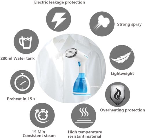 Piroscafo Portatile 1500W 280ML, Piroscafo Portatile Riscaldamento Rapido Piroscafo Tenuto In Mano -Assistenza Domiciliare AAHKMJXYDAFdJAOAIMEbOAchxxmgmvIItZS6o7wq5RbzOezTYu Su7VNV