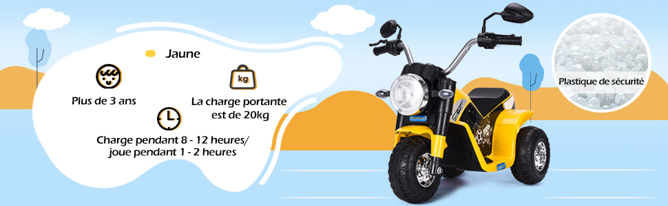 DREAMADE Moto Electrique Rechargeable 6V Pour Enfants Avec Moteur De 20W, Véhicule Tricycle Electrique Pour Enfants De 3 à 5 Ans Avec Phare Et Avertisseur, Capacité De Charge 20KG (Jaune) -Pas Cher Clair Jardin Magasin AAHKMJXYDAFdJAOAIMEbOAchxxmgmvIItZS6o7wq5RbzOezTYu Su7VNV bILW8E32j1EjThAIaSDXLNVKhoEqo8RNlbrSt idPeRi J1dnGLJ6jEZc2GRP8Xs FCfLQ2oc48U3UWmwrSSZX92vrvCNJROf01XDEiJMOhyIunzSBg==