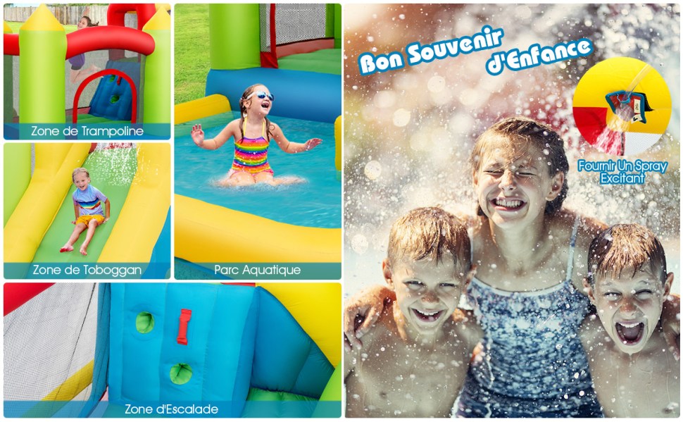 DREAMADE Château Gonflable Pour Enfants, Aire De Jeux Gonflable Avec Trampoline, Toboggan Aquatique, Mur D’Escalade Et Piscine, Accessoires Riches, Pour Enfants De 3 à 10 Ans, Gonfleur Non Inclus -Pas Cher Clair Jardin Magasin AAHKMJXYDAFdJAOAIMEbOAchxxmgmvIItZS6o7wq5RbzOezTYu Su7VNV bILW8E32j1EjThAIaSDXLNVKhoEqoDJqG8bSlHX C8sc8f7uMFHeFg 3ukk3M tBzoog4 Wc=