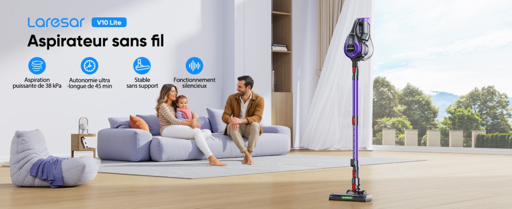 Aspirateur Balai sans Fil Léger
