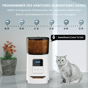 Distributeur De Croquettes Automatique Pour Chien Chat - LEXLIFE 6L Avec Contrôle APP - 15 Repas Par Jour - Blanc -Promos Patto Chou Boutique AAHKMJXYDAFdJAOAIMEbOAchxxmgmvIItZS6o7wq5RbzOezTYu Su7VNV bILW8E32j1EjThAIaSDXLNVKhoEqoIM3bBAN2HTZ8NJqCafItej6QNNIwcza9dYdF4lCNH MK01YArpa0aYEE5c57Bs7s