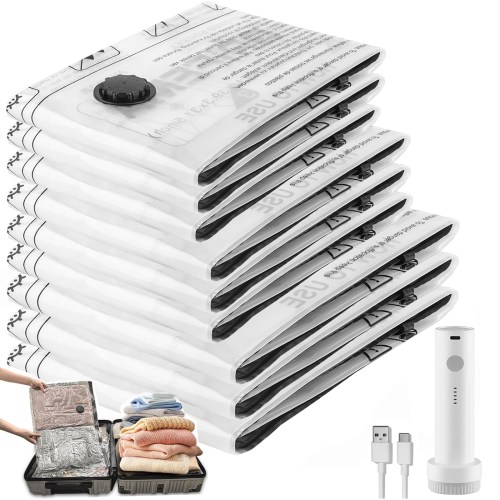 6 sacs de rangement sous vide, compression par aspiration, 90 x 110 cm - Et votre maison devient une oasis de bien-être 6 sacs de rangement sous vide, compression par aspiration, 90 x 110 cm - Et votre maison devient une oasis de bien-être