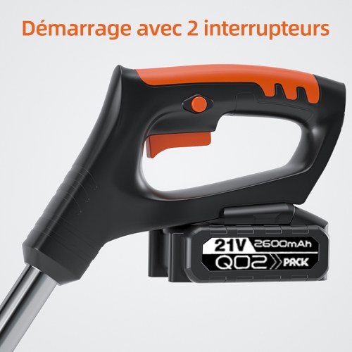Double sécurité débroussailleuse