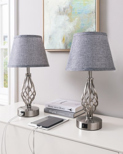 EDISHINE Lampe de Chevet Tactile Lot de 2