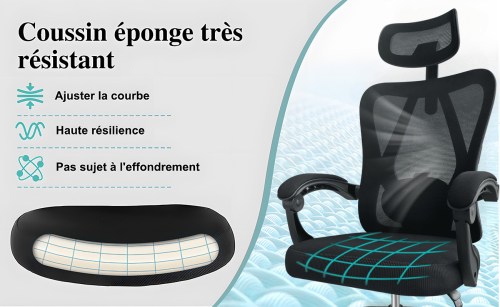 Chaise de bureau ergonomique