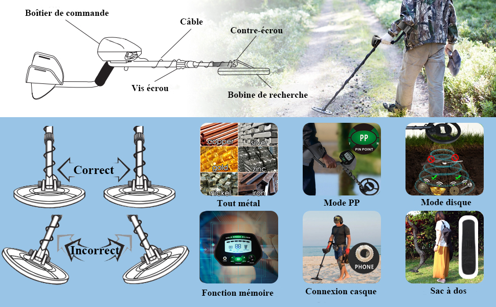 Détecteur De Métaux étanche Professionnel LEXLIFE - 4 Modes - 10'' Disque Etanche Avec Tige Réglable Pour Adultes Et Enfants - Noir -Promos Brico Forte Boutique AAHKMJXYDAFdJAOAIMEbOAchxxmgmvIItZS6o7wq5RbzOezTYu Su7VNV bILW8E32j1EjThAIaSDXLNVKhoEqoTIQOgsUMGJWQgru o6GbRtnvC GWAb5LHolqRUGvmT8ZyXHaDBr7Tv9X3pFaBn78