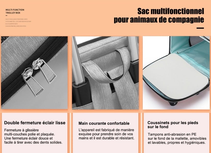 2 En 1 Sac à Dos Pliable Sac De Transport à Roulettes Pour Chien Chat Animaux - Gris - Trolley Chariot -Promos Patto Chou Boutique AAHKMJXYDAFdJAOAIMEbOAchxxmgmvIItZS6o7wq5RbzOezTYu Su7VNV bILW8E32j1EjThAIaSDXLNVKhoEqoUhdo8XtAN dEPqw K0eZceuA0I AEyXeVQpEXkB6DJE=