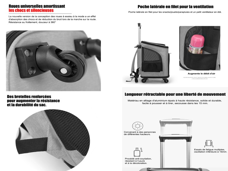 2 En 1 Sac à Dos Pliable Sac De Transport à Roulettes Pour Chien Chat Animaux - Gris - Trolley Chariot -Promos Patto Chou Boutique AAHKMJXYDAFdJAOAIMEbOAchxxmgmvIItZS6o7wq5RbzOezTYu Su7VNV bILW8E32j1EjThAIaSDXLNVKhoEqoYnaygQ4CQSnxyiW3CVWxSJt jm2m0pSYBve20t Aamc=