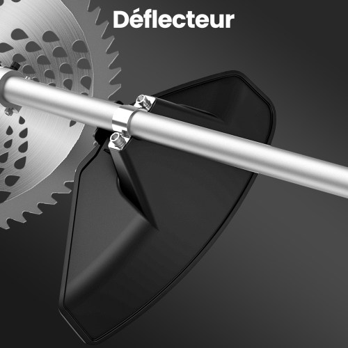 Capot anti-projections débroussailleuse