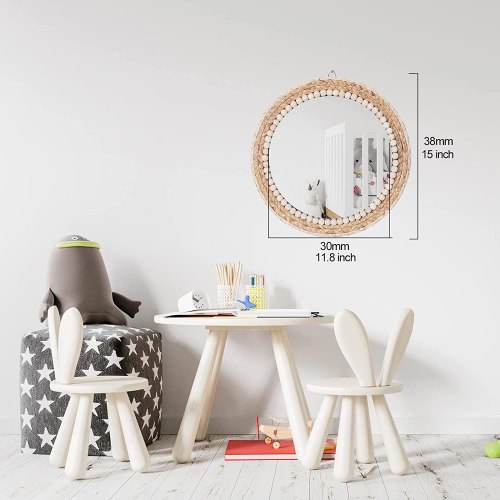 38cm Miroir Rotin Rond Mural Miroir Décoration Boho Bohème Pour Salon Chambre Salle De Bain -ATMOSPHERA || VIDAXL || Safavieh Soldes AAHKMJXYDAFdJAOAIMEbOAchxxmgmvIItZS6o7wq5RbzOezTYu Su7VNV