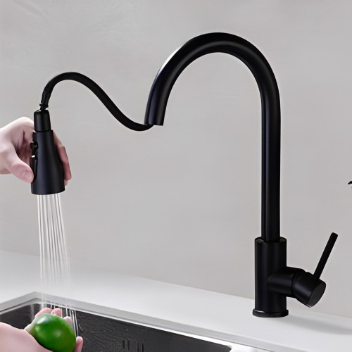 Douchette extractible de 47cm du robinet de cuisine