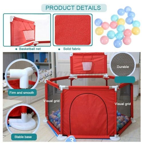 Parc De Jeu À Double Porte Pour Bébés Et Tout-petits, Clôture De Sécurité  Robuste De Grande Taille Avec Parc De Jeu Respirant Pour Enfants - Articles  Pour Bébés - AliExpress