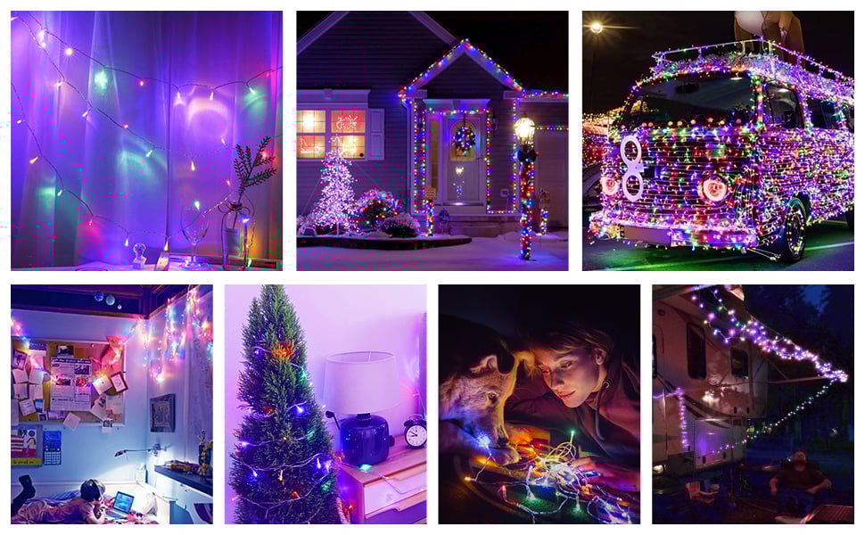 Guirlande Lumineuse Extérieure, 10M 100 LED Guirlande Lumineuse Sapin Multicolore Avec 8 Modes, étanche IP44 Pour Chambre Balcon, Jardin, Galustrade, Noël, Intérieur Extérieur Décoration - Multicolore -Lemax Decor Magasin AAHKMJXYDAFdJAOAIMEbOAchyxnZbo9Kty7R s5oTT0wTrxv0ZE7 Kg1X6yLotYOCKVSs58rvEIvDhLf0XTL 0l Z1I2Hm6a8G3fDNYLhoUxf8P9 mBexEyLeCPGIOI S8I=