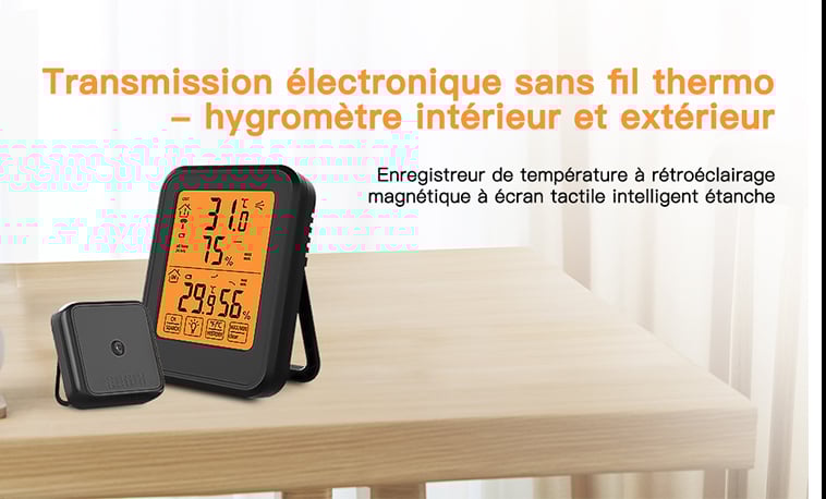 Thermomètre Hygromètre Numérique SDLOGAL, Thermomètre Hygrometre Intérieur Et Extérieur, Avec Capteur Extérieure Sans Fil, Rétroéclairage LCD ℃/℉, Pour Bureau, Maison, Chambre - Noir -Promos Brico Forte Boutique AAHKMJXYDAFdJAOAIMEbOAchyxnZbo9Kty7R s5oTT0wTrxv0ZE7 Kg1X6yLotYOCKVqnBSXHKsk9bz92QLGOHVjHO8A7qeANkNOkE1vsuWOEC5Dg8S5wlz1uDkMgB9w9Tk=