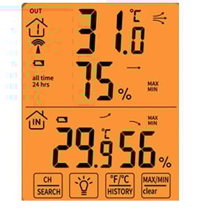 Thermomètre Hygromètre Numérique SDLOGAL, Thermomètre Hygrometre Intérieur Et Extérieur, Avec Capteur Extérieure Sans Fil, Rétroéclairage LCD ℃/℉, Pour Bureau, Maison, Chambre - Noir -Promos Brico Forte Boutique AAHKMJXYDAFdJAOAIMEbOAchyxnZbo9Kty7R s5oTT0wTrxv0ZE7 Kg1X6yLotYOCKVqnBSXHKsk9bz92QLGOHVjHO8A7qeANkNOkE1vsuWOEP0q4un9DgAqOIXTI0WqPZ0=