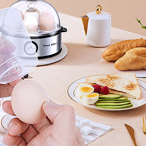Cuiseur à œufs, Cuiseur à œufs Électrique Sweet Alice 360 W Appareil Vapeur Sans BPA Pour 1 à 7 œufs Doseur Et Perce-oeufs Inclus -Petit Électroménager AAHKMJXYDAFdJAOAIMEbOAchyxnZbo9Kty7R s5oTT0wTrxv0ZE7 Kg1X6yLotYOCKWYy0DGiOOHKyOMdnfGor5GAKVmipOiG7OASYbIER6vcA==