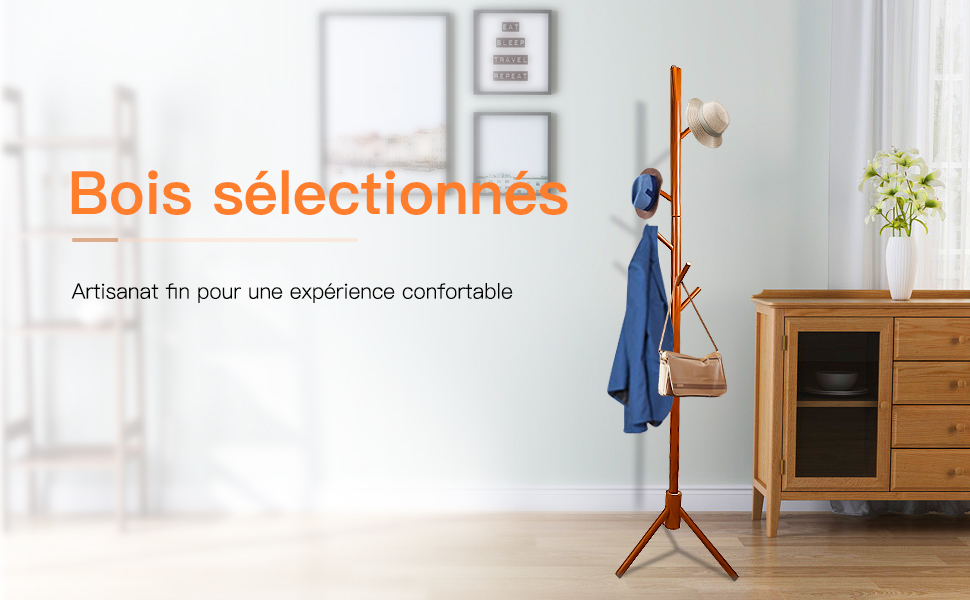 Wooden Coat Rack, SDLOGAL Naturholz-Garderobe Mit 8 Stabilen Haken, Einfache Montage, Für Mäntel, Hüte, Schals Und Handtaschen -Möbelhaus AAHKMJXYDAFdJAOAIMEbOAchyxnZbo9Kty7R s5oTT0wTrxv0ZE7 Kg1X6yLotYOCKWhKzlvUOSFh1f5vw8LfdnBSbT96IMjZ1SIfatvDne6bkDeMUpftF3tlVcFt0LNPEM=