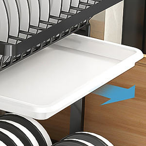 Égouttoir à Vaisselles à 2 Couches, SDLOGAL, Pliable, Égouttoir à Couvert,Panier à Vaisselle En Acier Inoxydable -Noir -Promos Gout Cuisine Boutique AAHKMJXYDAFdJAOAIMEbOAchyxnZbo9Kty7R s5oTT0wTrxv0ZE7