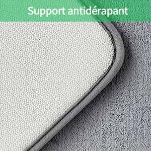 Tappetino Da Bagno 40x60 Cm Super Assorbente - Microfibra, Antiscivolo, Grigio, Per Bagno E Cucina - Foto 8