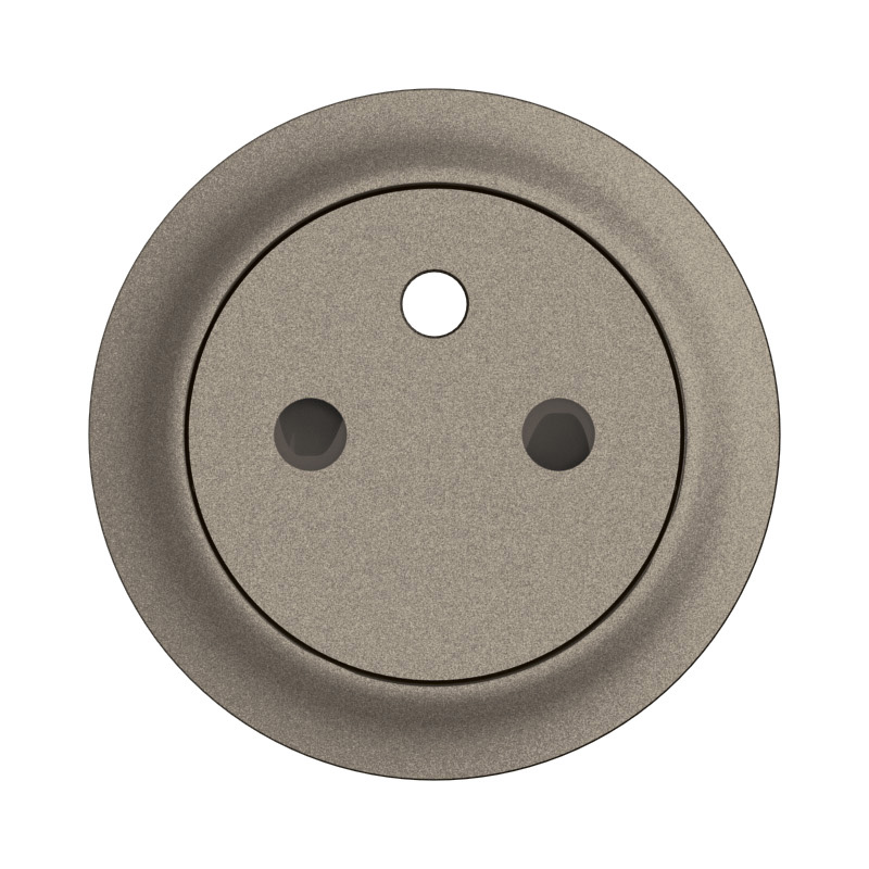 Enjoliveur prise de courant 2P+T – Titanium – Surface Confort Céliane – CT0111 – Legrand