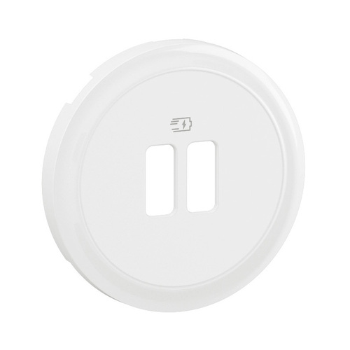 Enjoliveur prise USB simple ou double – Blanc – Surface Confort Céliane – CB0154 – Legrand
