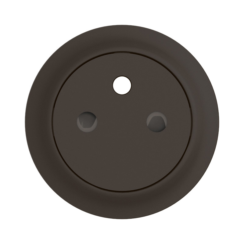 Enjoliveur prise de courant 2P+T – Noir – Surface Confort Céliane – CN0111 – Legrand
