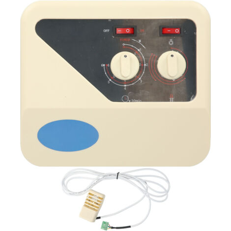 Externe de Poêle de Chauffe-Sauna en Plastique PP avec Fil de Sonde de Température pour Chauffe-Sauna 3-9KW 220V