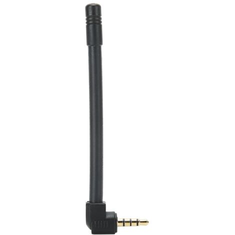 Externe FM-Radioantenne für Mini-Lautsprecher, 3,5-mm-Audioanschluss, rechtwinklig, für den Außenbereich