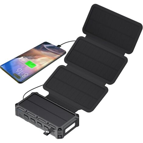 Externe Solaire Chargeur Rapide avec Lampe Intgre Chargeur