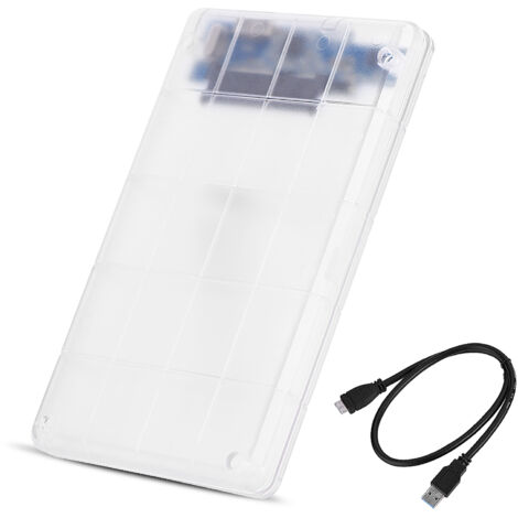 Externes USB 3.0-Gehäuse für 2,5"-SATA-HDD/SSD-Festplatten – Tragbares Speichergehäuse
