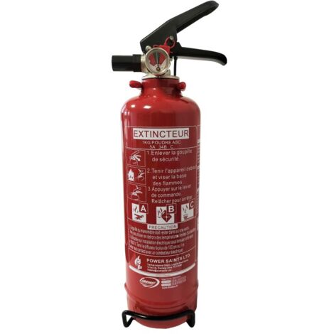 Extincteur 1KG Poudre classe ABC NF