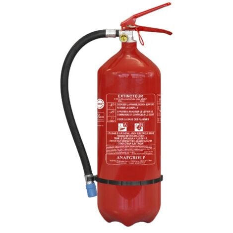FIRELESS Extincteur 6L Eau NF Pulvérisée avec additif ANAF