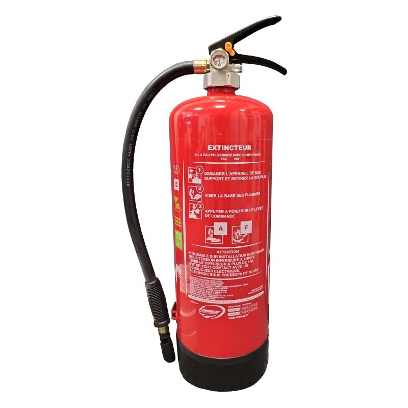 Extincteur 6Lt HydroGel pour batterie Lithium