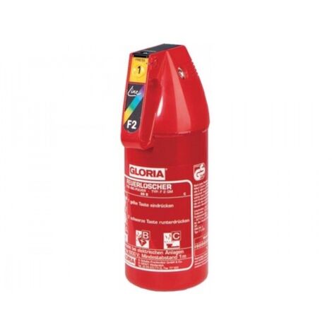 Extincteur à poudre 2 kg – Classe A, B, C – Pour feux de bois, liquides et gaz – Norme NF EN 3 – Portée 4 mètres – Vinmer