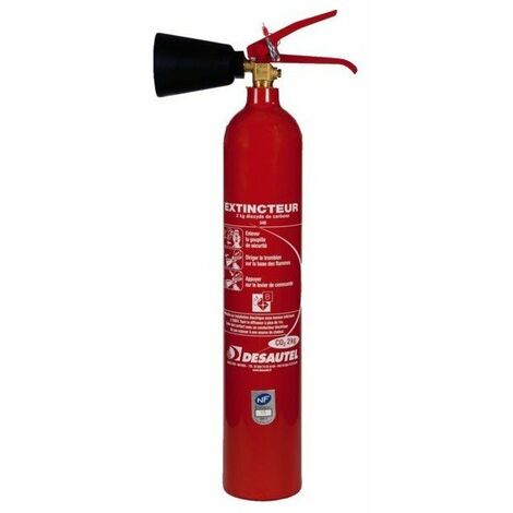 Extincteur co2 5 kg b avec support