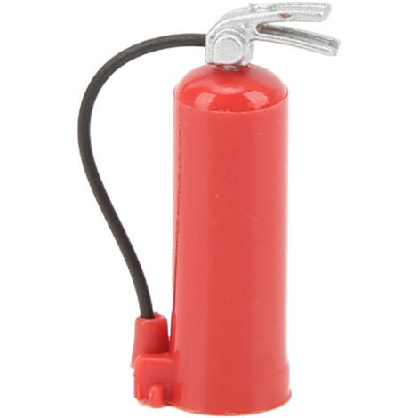 Extincteur Décoratif Réaliste en Plastique pour Voitures RC 1/18 1/24, Modèle Miniature Rouge pour AXIAL SCX24