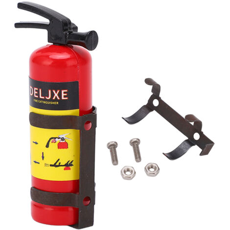 Extincteur Miniature Léger pour Voiture RC, Accessoire Décoratif avec Détails Réalistes et Éclairage Vif - Rouge
