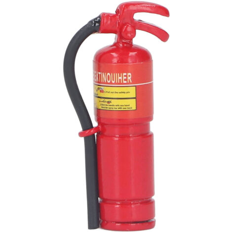 Extincteur Miniature pour Maison de Poupée 1:12, Accessoire Décoratif en Alliage
