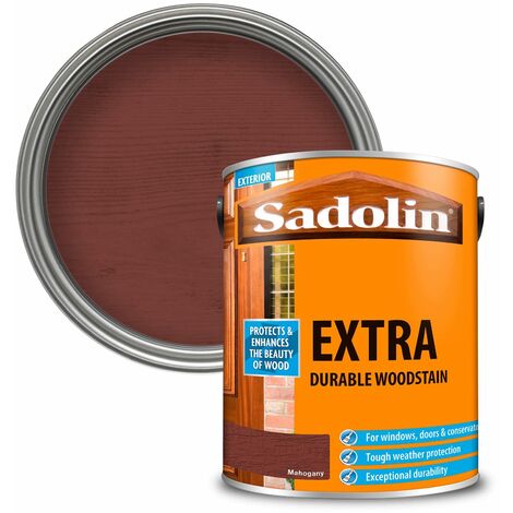 Extra Durable Woodstain Mahogany 5 Litre (SAD5028568)