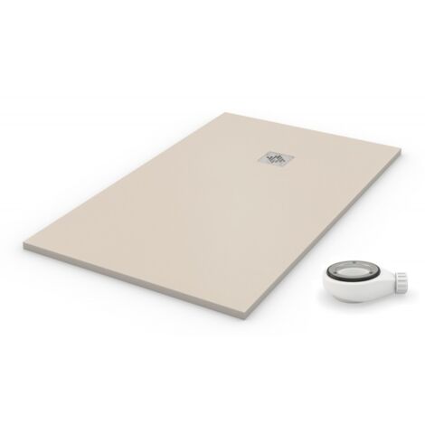 Extra flache Duschwanne QUARTZ Hellbeige RAL 1015 80x120