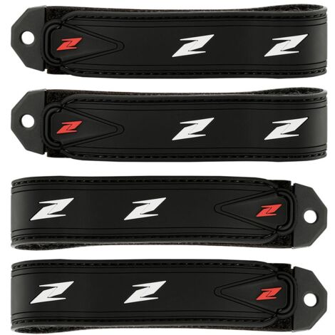 Extra full, Marron: Kit de fixation de sangle de rechange pour protège-tibias 4-pack