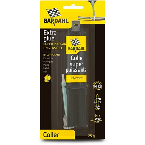 Extra glue super puissante, 25g, 12 minutes - Bardahl
