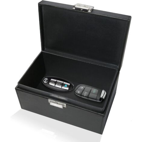 Extra große Faraday-Box für Autoschlüssel  RFID-Diebstahlschutzkäfig für die Autosicherheit  Schlüsselaufbewahrungsbox